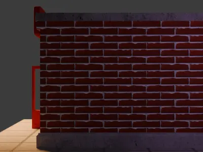 Book Store Low-poly 3D model