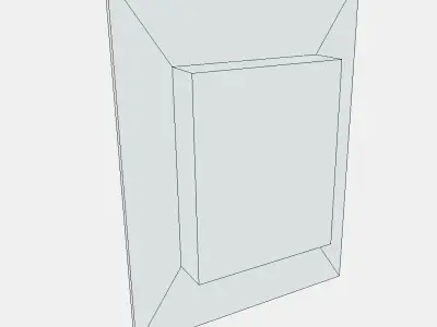 Security Keypad Low-poly 3D model