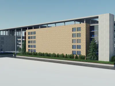Office Building 1 3D model