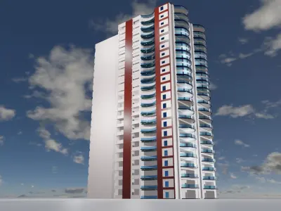 Residential Building 2 3D model