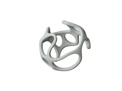 SciFi Cube Object No 28791 Low Poly Shape Texture