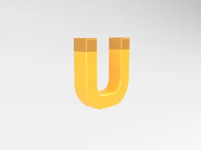 Magnet v1 003 Low-poly 3D model