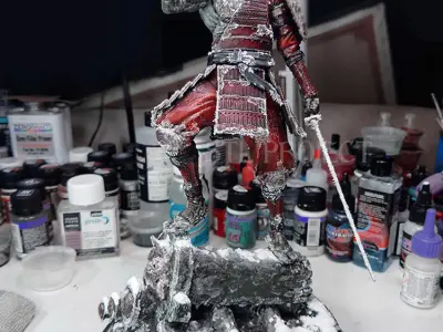 Dead Samurai 3D print model