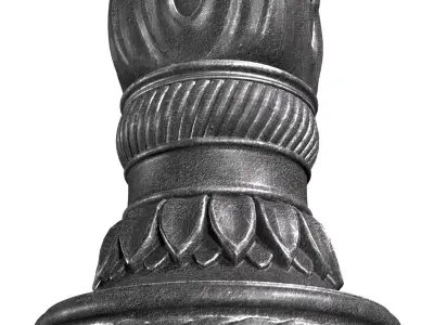 Classic street Outdoor landscape light Lamp Lantern 3D model