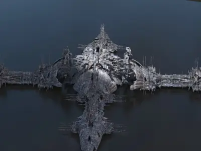 Starfish Sci fi rig  3D model