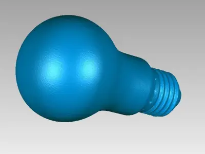 Real Classic E27 Light Bulb Lamp 3D Scan 3D print model