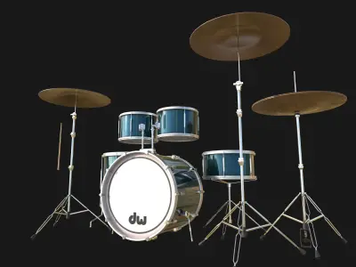 Drum Set 3D model