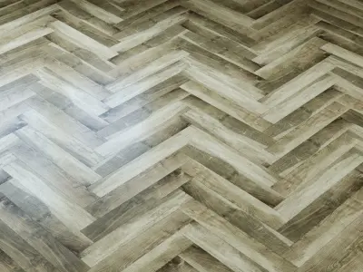 Quartz-vinyl tile Alpine Floor Ultra ECO5-18 Forest oak Article 3D model