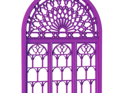 Turkish Orosi Window Set 137  STL 3D print model