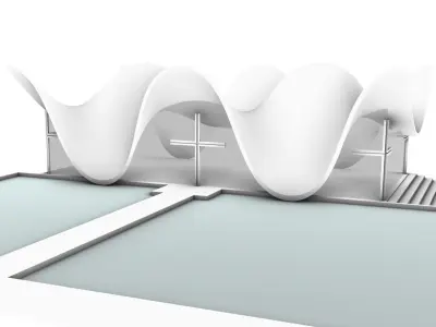 Bosjes Chapel  3d Architectural Model 3D model