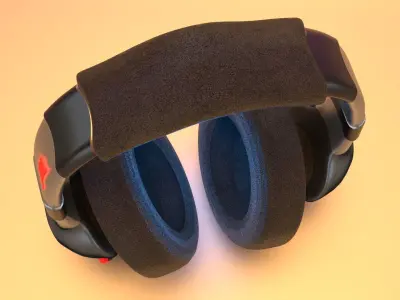 jbl heaphone Low-poly 3D model