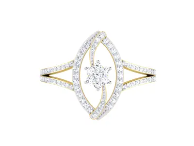 Women Ring Render 3dm STL OBJ FBX Details 3D print model 25