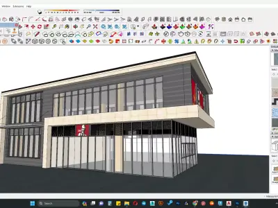 Office building 3d model 3D model
