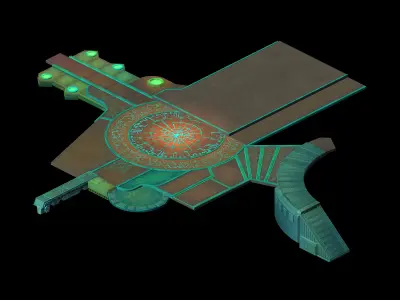 Relics - main city surface 3D model