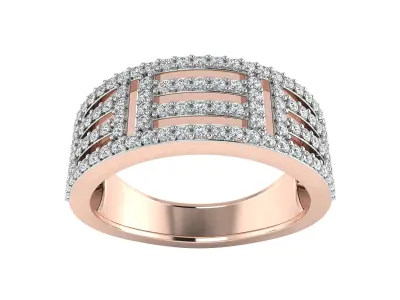 Women Ring  Render 3dm STL OBJ FBX Details 3D print model 84