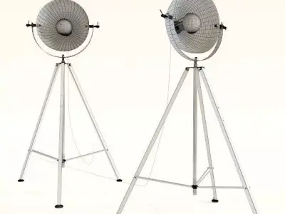 kare Welcome Rusty lamp 3D model