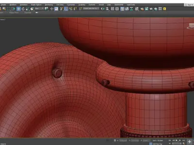 Sage Sconce Low-poly 3D model