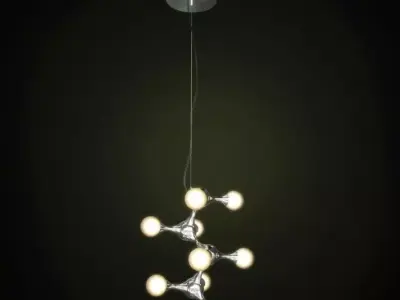 Metal Ceiling Lighting 3D model
