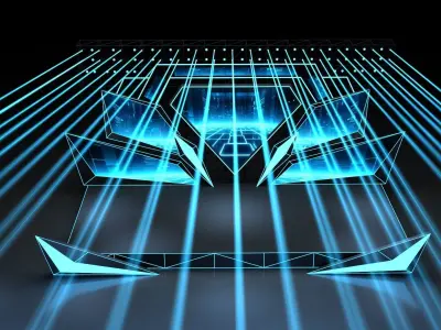 Concert Stage 06 design 3D model