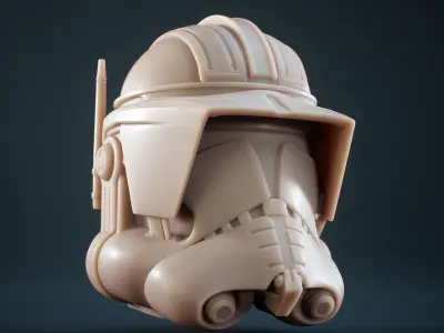 Commander Cody Helmet Star Wars 3D print model