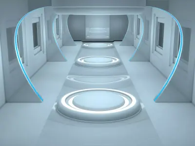 Sci Fi Room 3D model
