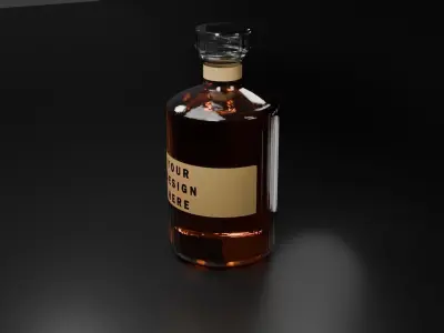 Whiskey Bottle  3D model