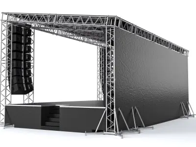 Concert Stage 05 3D model