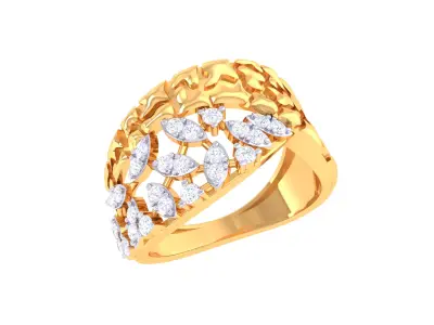  Women Ring MTL 3dm STL OBJ FBX Details 3D print model 97