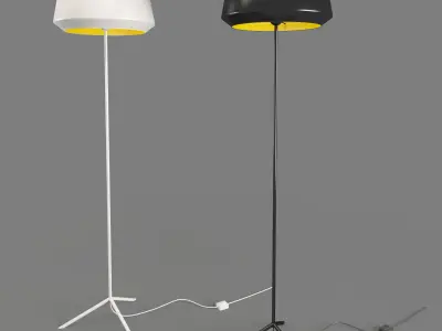 CAN Light Zerolighting Floor Table Pendant 3D model