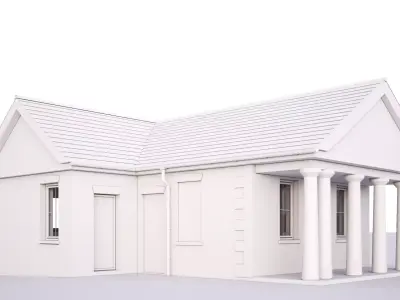 British House Park Farm 3D model