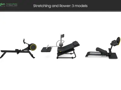 Technogym Collection V1 103 Models High Quality Gym Fitness 3D model