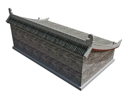 Japan Ancestral Hall 3D model