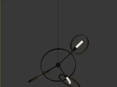 Celesse Pendant Hubbardtonforge 3D model