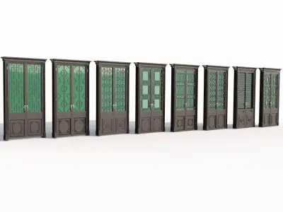 Doors interior 06 3D model