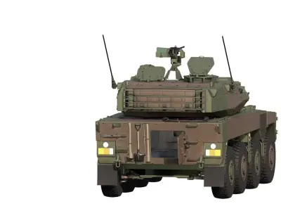 Type 16 maneuver combat vehicle 3D model