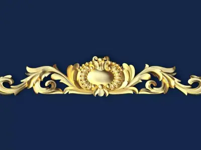 dekor ornament 3D model 132