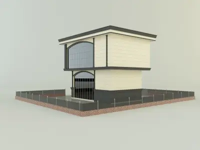 office building 581 model 3D model