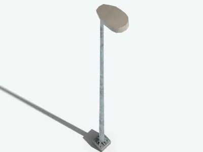 Street light - Japan Low-poly 3D model