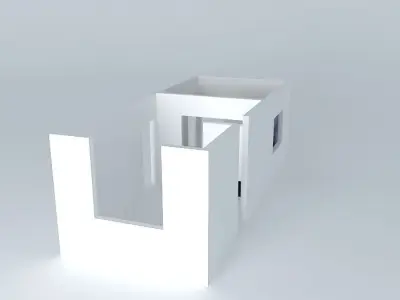 carol house with window Free 3D model