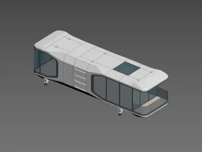 Camping Caravan 3D model