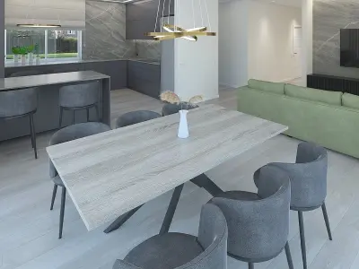Wonderful interior of a small apartment 3D Model Pack