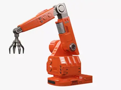 Futuristic Robotic Arm 3D model