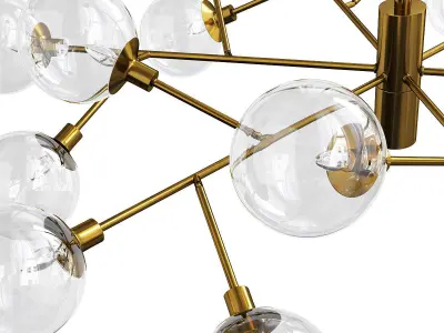 Four Hands Pellman Chandelier Low-poly 3D model