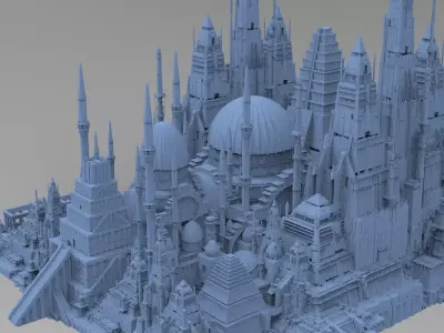 Kingdom of Heaven Fortress 3D model