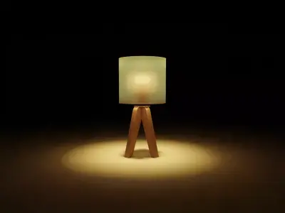 Bedroom Lamp Free 3D model