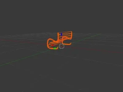 PBR Street Chair 3D model
