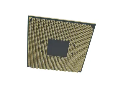 AMD Ryzen 5 5600 CPU V1 001 Low-poly 3D model