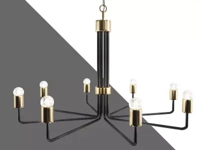 Le Marais Chandelier 8 Light 3D model