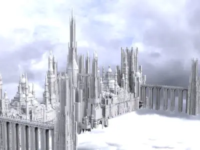 Royal Palace collection of 3 parts  3D model