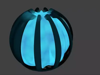 Alien Ball  Low-poly 3D model